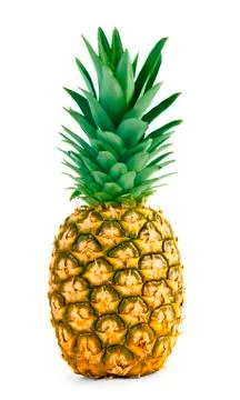 Fresh whole pineapple Stock Photos