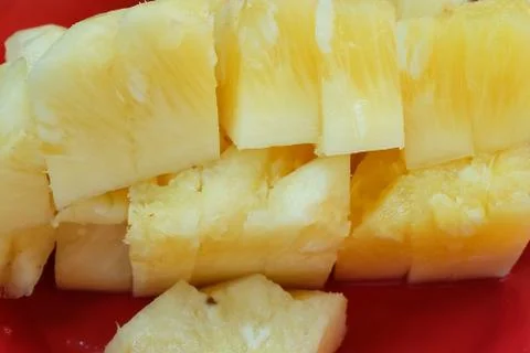 Fresh Yellow Pineapple Stock Photos