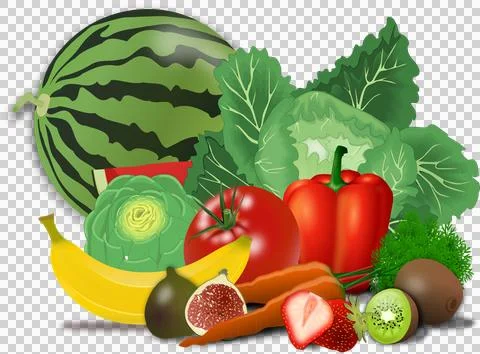 Freshfruits Stock Illustration