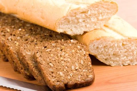 Freshly baked bread Stock Photos