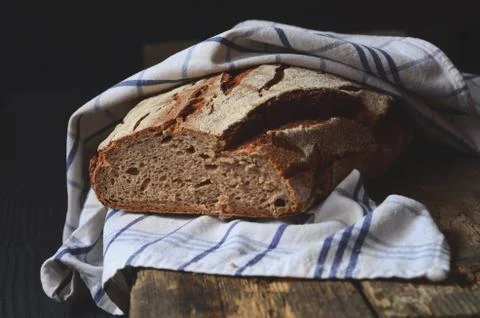 Freshly baked bread Stock Photos
