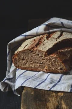 Freshly baked bread Stock Photos
