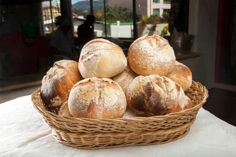 Freshly baked bread Stock Photos