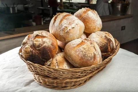 Freshly baked bread Stock Photos