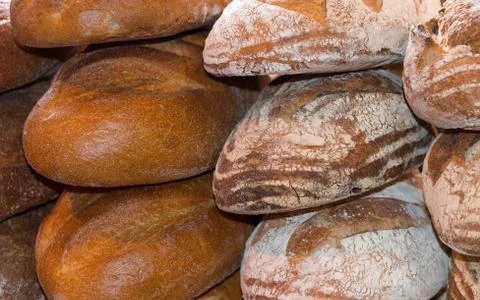 Freshly Baked Bread Stock Photos
