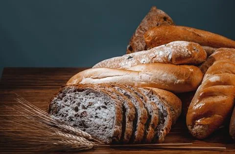 Freshly Baked Bread Stock Photos