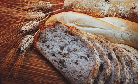 Freshly Baked Bread Stock Photos