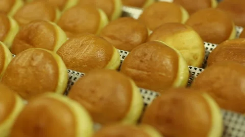 Freshly baked buns Stock Footage 59869820