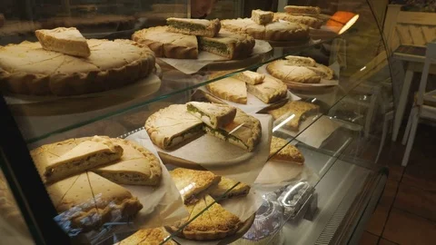 Freshly baked pie Stock Footage 84077767