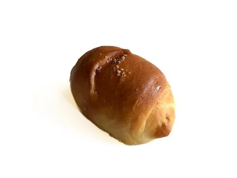 Freshly baked plain salt bread with butter filling 库存照片