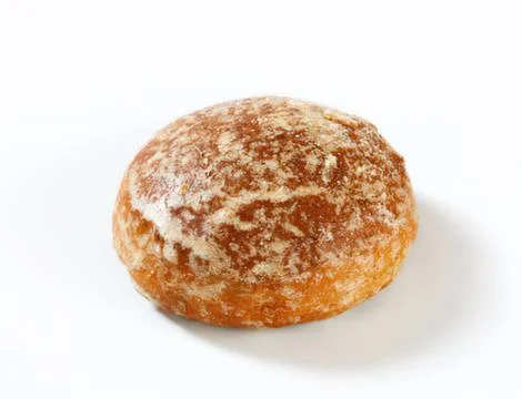 Freshly baked rustic bread with coarse salt Stock Photos