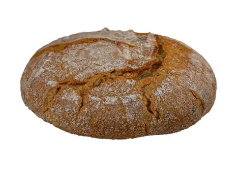 Freshly baked rustic bread with a crispy crust showcasing its golden brown .. Stock Photos