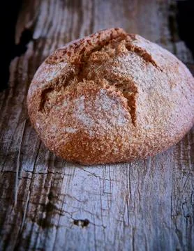 Freshly baked rustic bread Stock Photos
