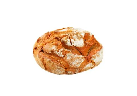 Freshly baked rustic sourdough bread loaf Stock Photos