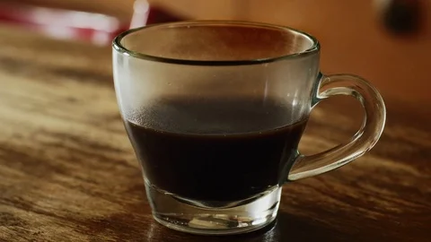 Freshly brewed coffee Stock Footage 95438588