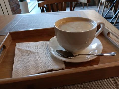 Freshly brewed coffee Foto stock