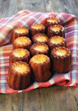 Freshly canele. Stock Photos