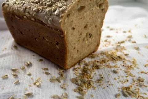 Freshly cooked home made bread Foto stock