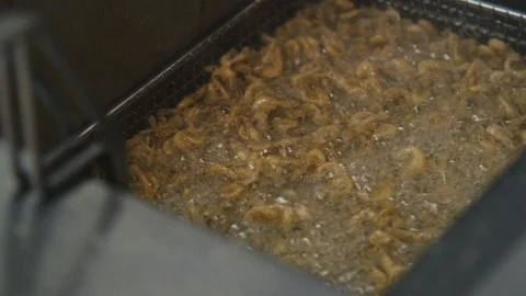 Freshly fried fish Stock Footage 87748136