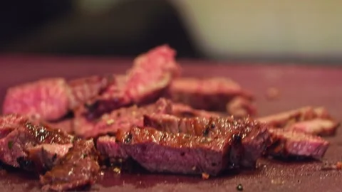 Freshly Grilled Beef Wraps and Salad: Fast-Food Packed for Delivery – Close-Up Stock Footage 288692943