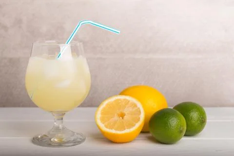 Freshly made lemonade Stock Photos