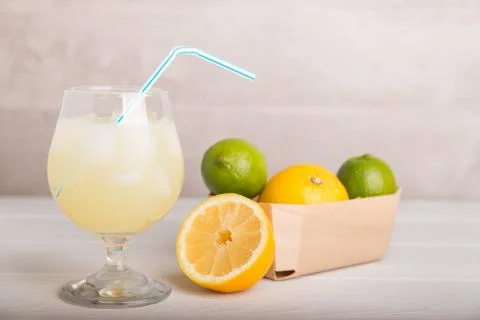 Freshly made lemonade Stock Photos