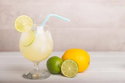 Freshly made lemonade Stock Photos