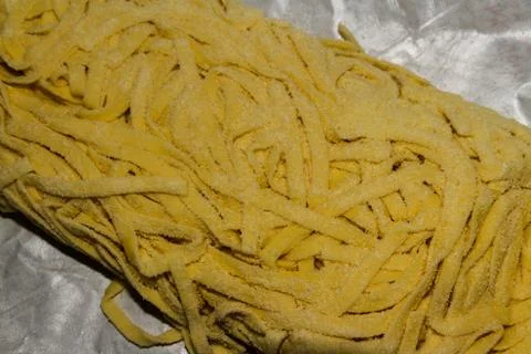 Freshly made pasta Stock Photos
