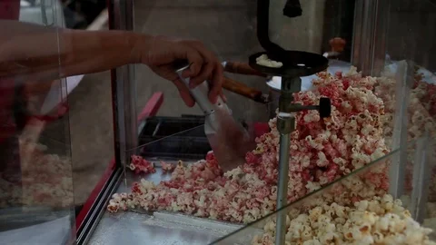 Freshly Made Popcorn Vídeo Stock 117423721