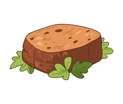 Freshly meat for lunch Stock Illustration