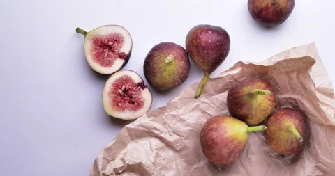 Freshly Picked Figs Stock Footage 139124175