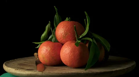 Freshly picked oranges Vidéo 29644253