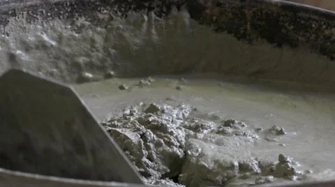 Freshly prepared concrete Stock Footage 67978699