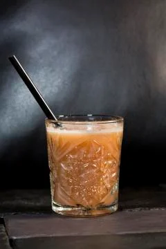 Freshly squeezed melon juice. Melon fresh. Melon juice. Stock Photos
