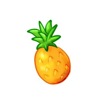 Freshness pineapple illustration  Stock-Illustration