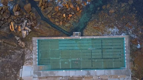 Freshwater Rock Pool Stock Footage 76511425