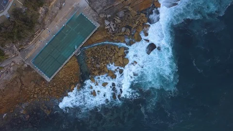 Freshwater rock pool Stock Footage 86720402