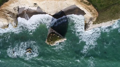 Freshwater Sea Cliffs Stock Footage 86123746