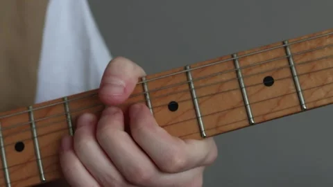 Fretboard close up Stock Footage 333463045