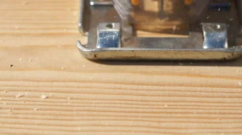 Fretsaw at work Stock Footage 8567692