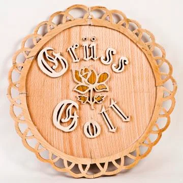 Fretwork - gruess gott - Stock Photos