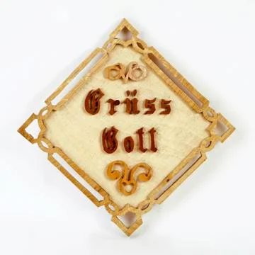 Fretwork - gruess gott - Stock Photos