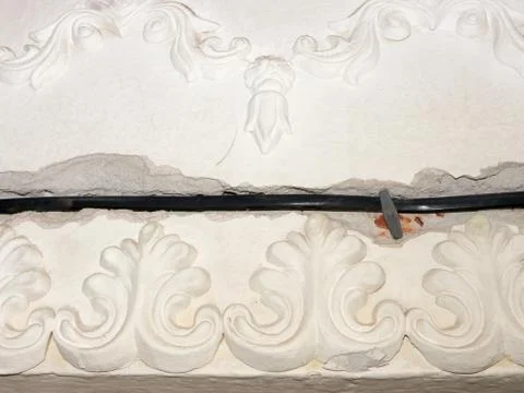 Fretwork. Foto stock