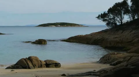 Freycinet coast Stock Footage 12357553