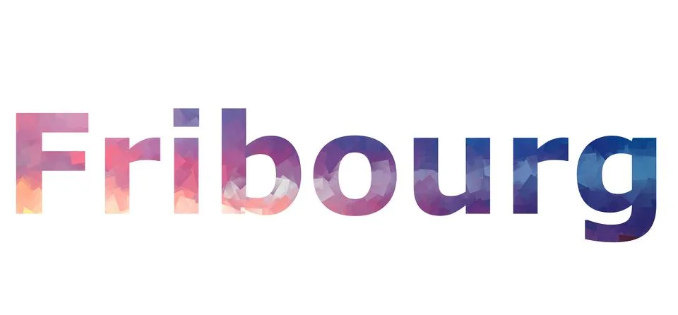 Fribourg Stock Illustration