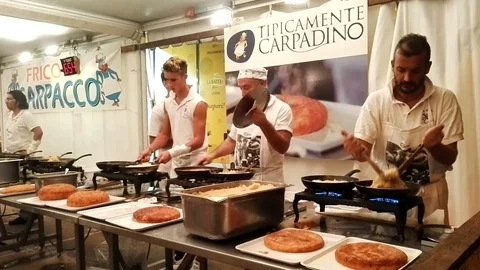 Frico Makers Stock Footage 95499604