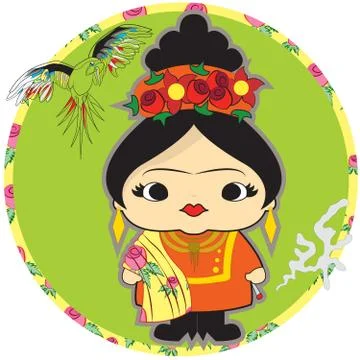 Frida kahlo Stock Illustration