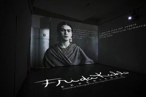 Frida Kahlo: Ojos que no ven corazn que no siente. The Pan, Palazzo delle.. Stock Photos