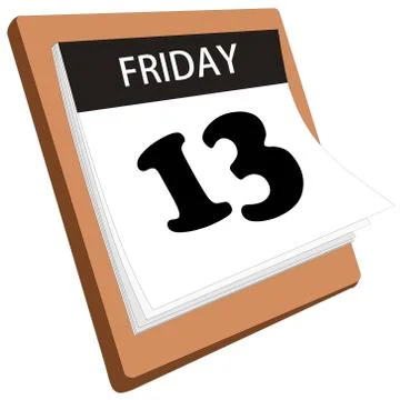 Friday the 13th Stock Illustration