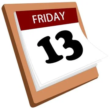 Friday the 13th Stock Illustration